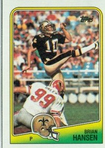 Brian Hansen football card